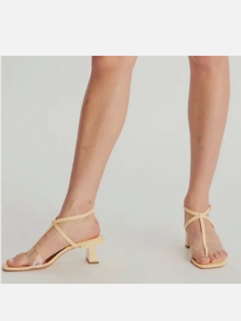 TORY BURCH Strappy lucite heel sandals